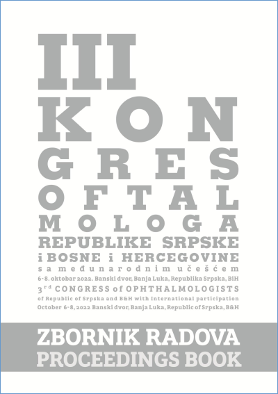 III Kongresa oftalmologa Republike Srpske i Bosne i Hercegovine sa međunarodnim učešćem - Zbornik radova